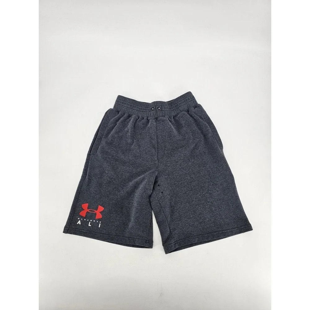 UNDER ARMOUR‎ MUHAMMAD ALI MEN'S SHORTS SIZE SMALL DARK GRAY
